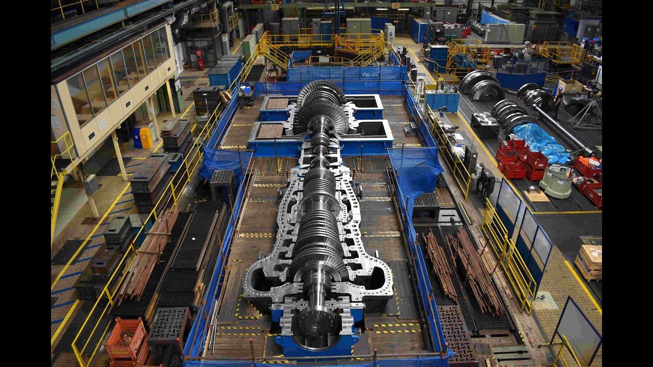 Check assembly of 270 MW Steam turbine at Doosan &Scaron;koda Power &ndash; Kemi, Finland, 2022