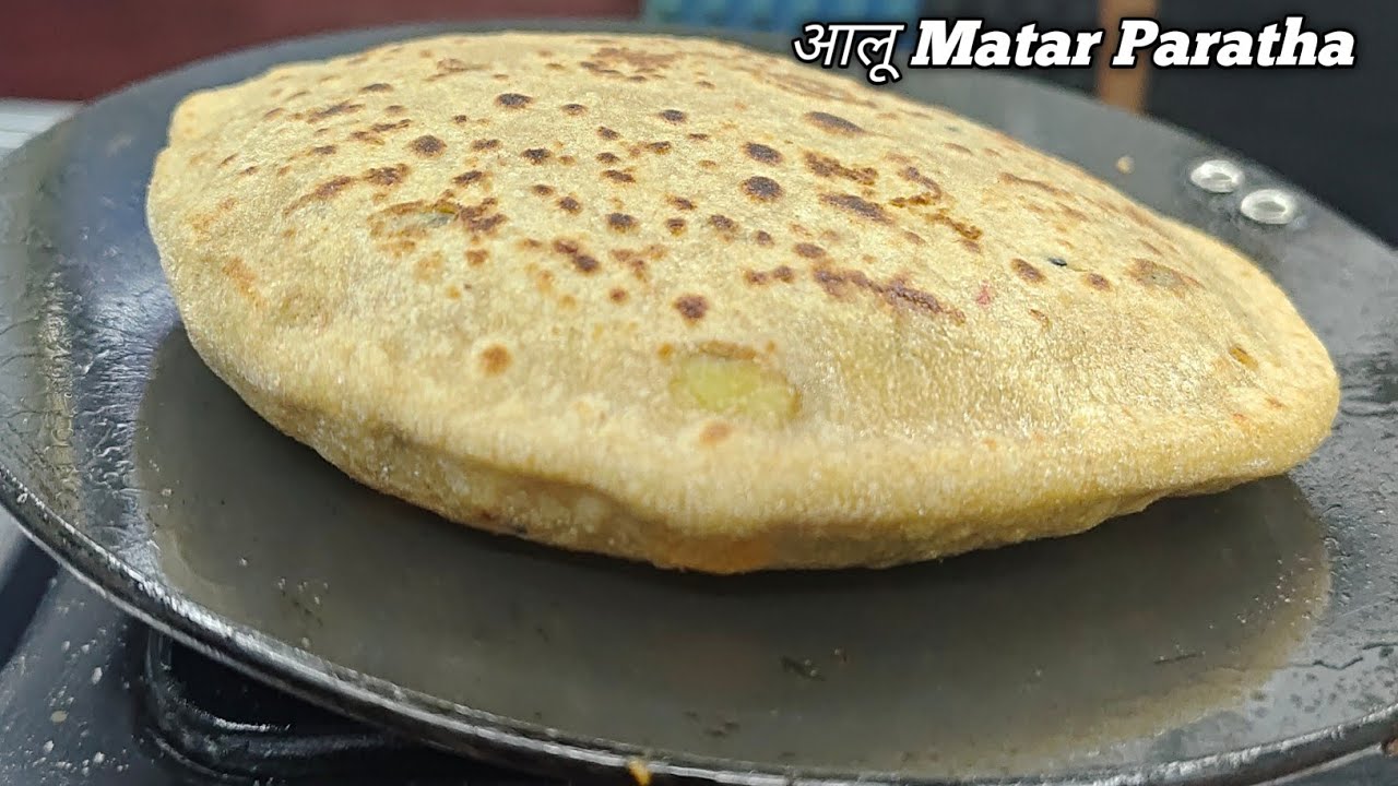 ढाबा स्टाइल आलू मटर पराठा | Soft & Crispy Aloo Matar Paratha Recipe | Foodie Zaika