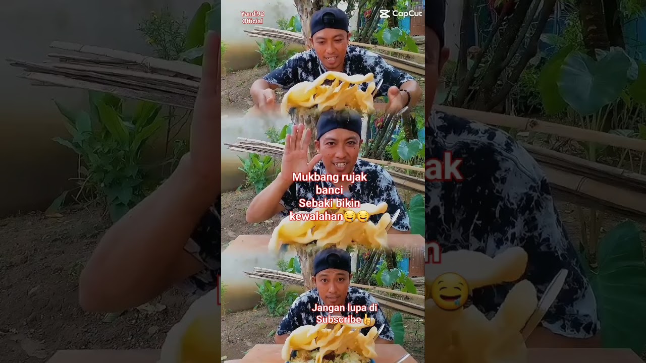 MUKBANG RUJAK BANCI KUAH PEDAS BIKIN BENTET DI PERUT #shotrs #mukbang #yandichannel #makan