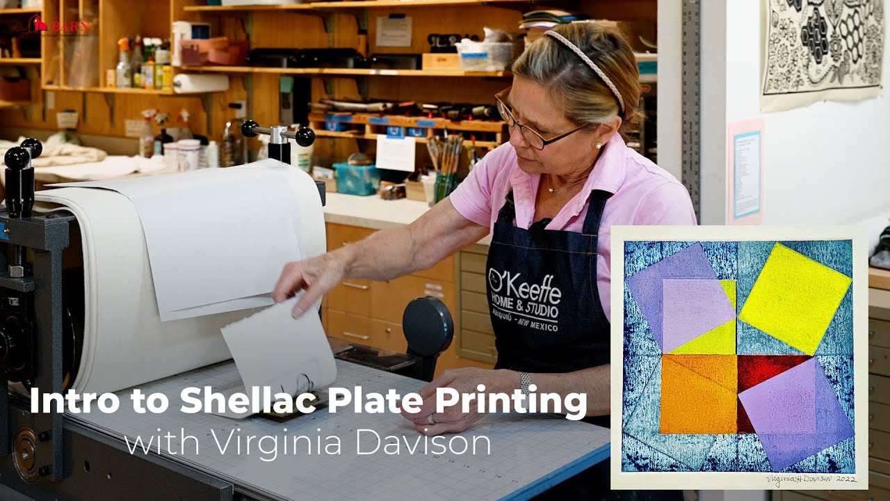 Discover Shellac Plate Printmaking at BARN - Demo with tips!