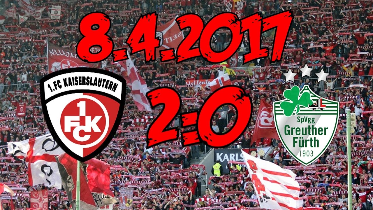 1. FC Kaiserslautern 2:0 SpVgg Greuter Fürth - 8.4.2017 - ENDLICH!