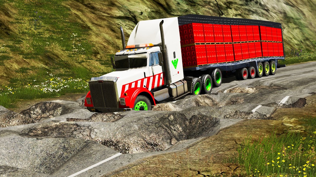 Trucks vs Potholes #62 | BeamNG.DRIVE
