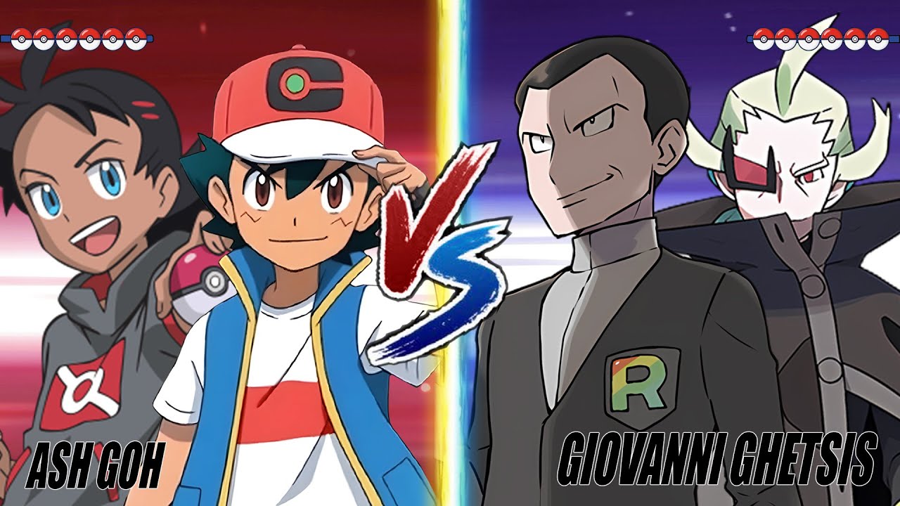 Pokémon Battle: ASH and GOH Vs. GIOVANNI and GHETSIS