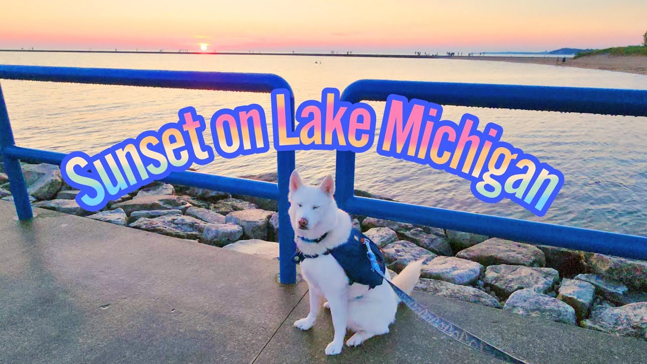 Sunset on Lake Michigan