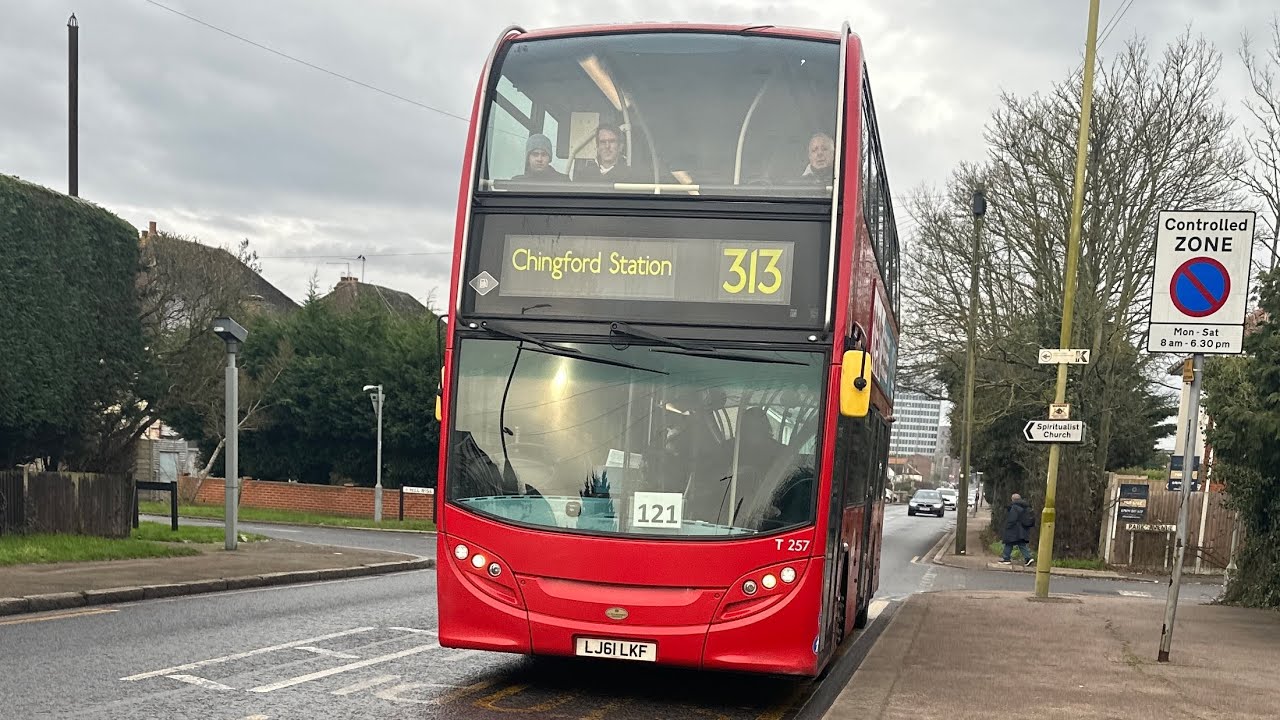 *THRASH* Journey on route 313 (T257) (LJ61LKF) | Arriva London North
