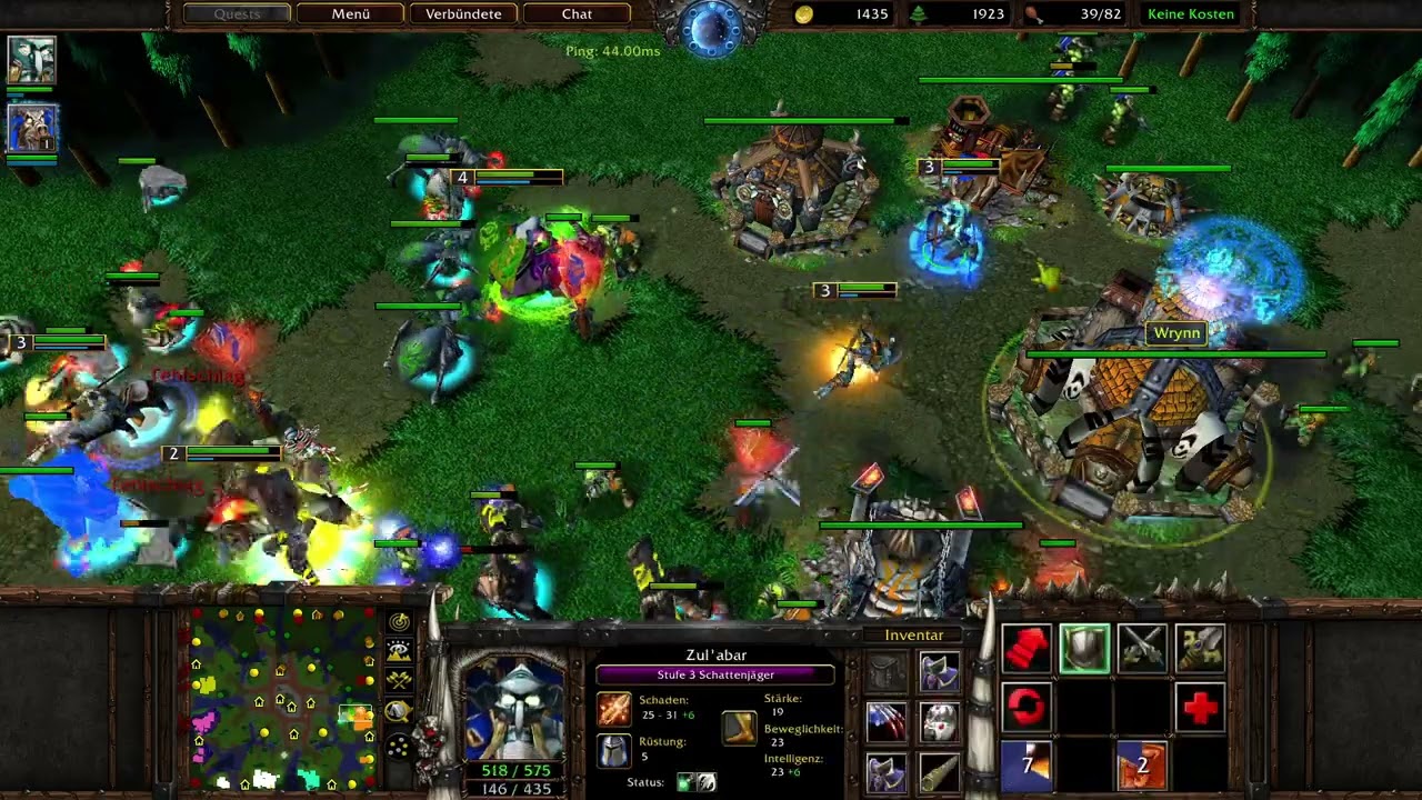 Warcraft 3 Random Team Game (4v4) Orc [Deutsch/German] WC3 Reforged | Full Gameplay
