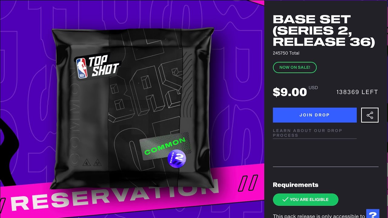 NBA Top Shot Base Pack Opening (Series 2; Release 36) ZION & FRIENDS!!