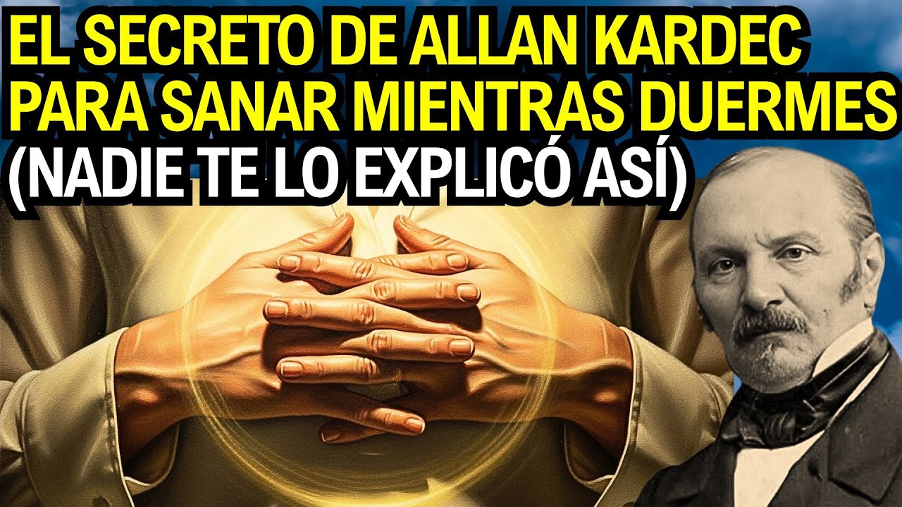 Duerme con las manos así 9 noches: técnica de sanación energética que usaba Allan Kardec