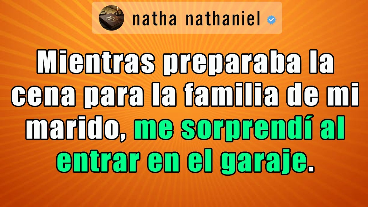 Mientras preparaba la cena para la familia de mi marido, me sorprendí al entrar en el garaje.