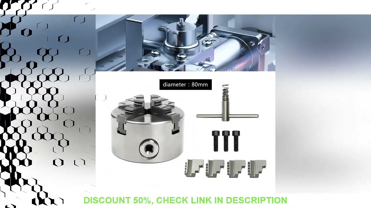 4 Backenfutter Dreibackenfutter 80 mm Vierbackenfutter Pr&Atilde;&curren;zisions Drehbank Chuck