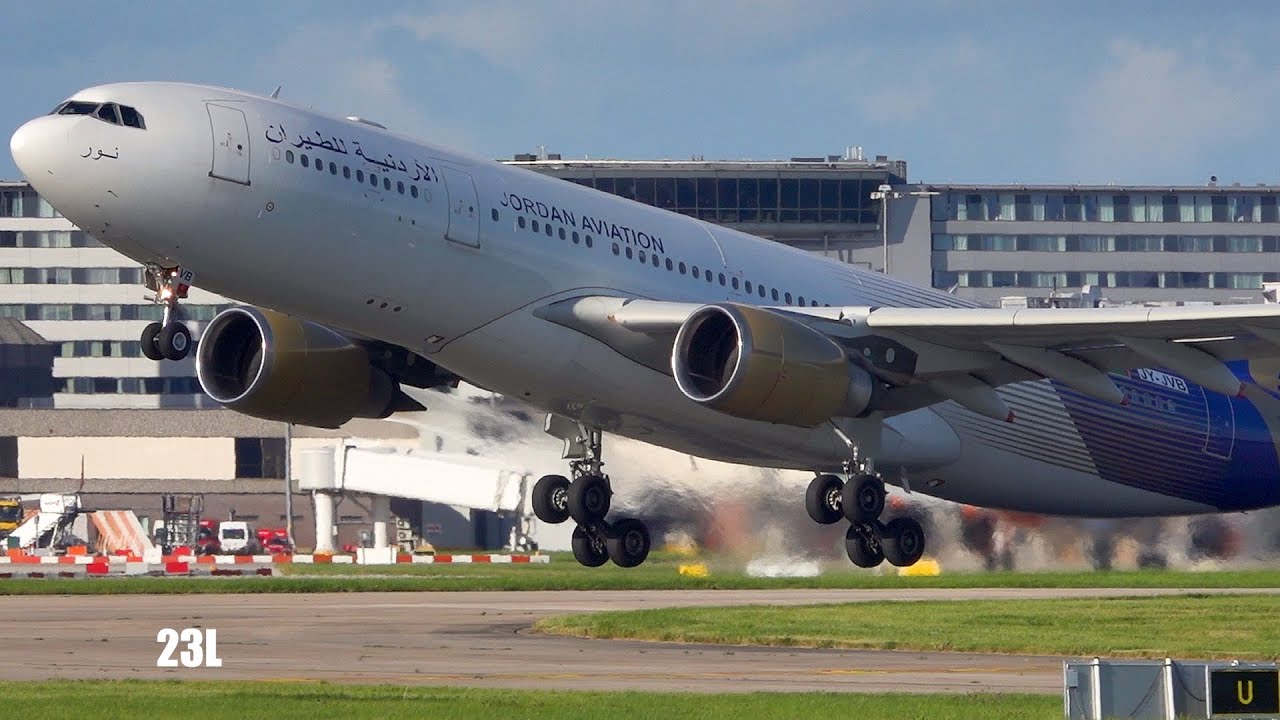 PIA Charter Jordan Aviation Airbus A330-203 JY-JVB R54492 / JAV4492 Manchester MAN To Islamabad ISB.