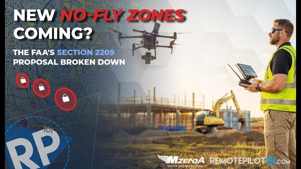 Новые запретные зоны для полетов? Разбор предложения FAA по разделу 2209