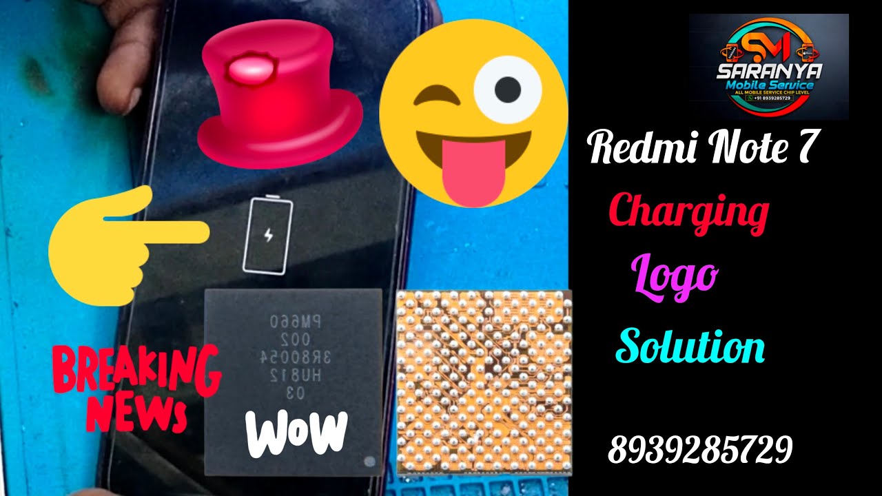 How to solve Redmi Note 7 Charging Logo Solution