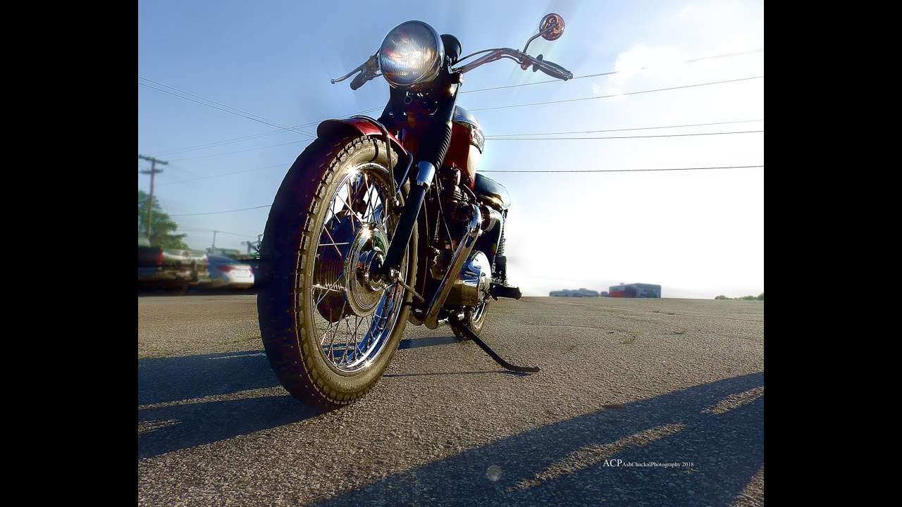 Scott Ericson's 1970 Triumph Bonneville T120R G.A.S.  Bike Night 05-09-2018