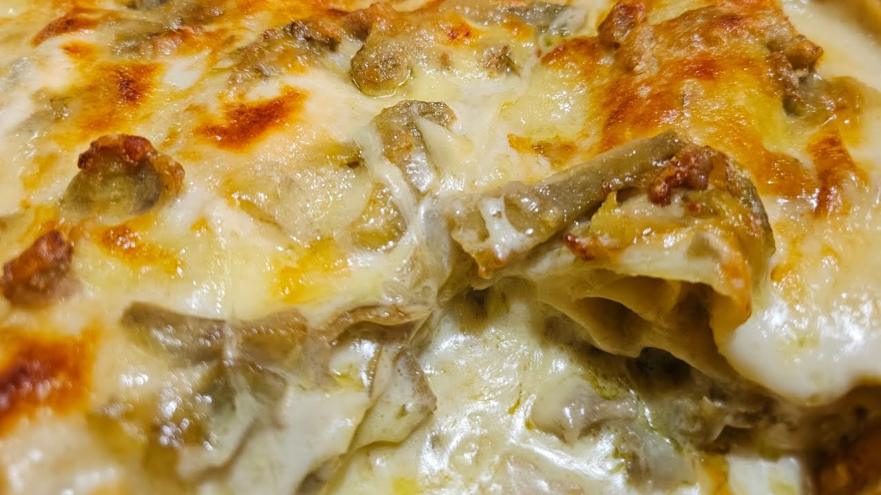 LASAGNA DI CARCIOFI sapore infinito, gusto spaziale e tanta cremosità in ogni strato... 🥰 