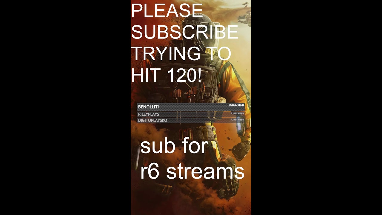 please sub #R6 #rainbowsixsiege #rainbowsix