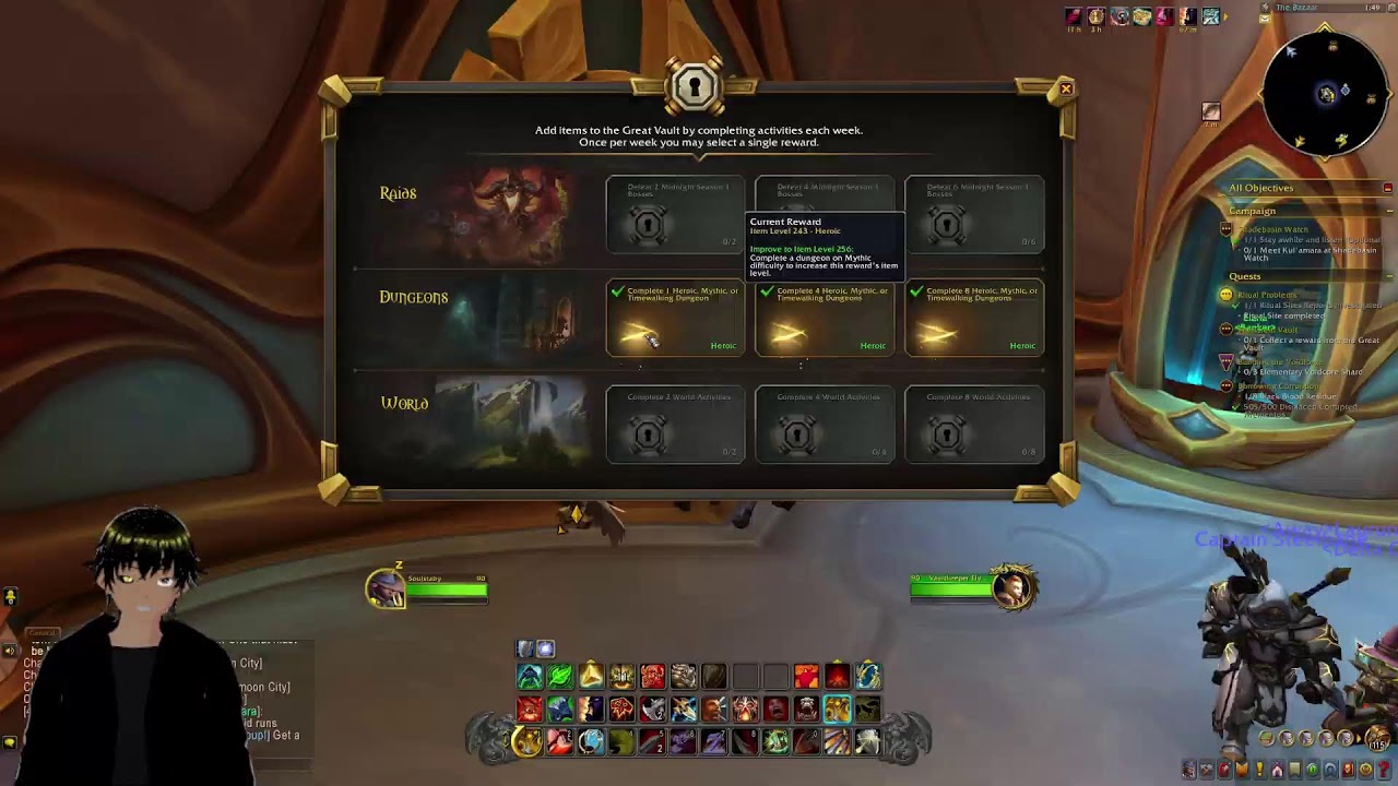 Quest to hitting Level 90 on My Haranir Warrior (WoW Midnight Campaign)