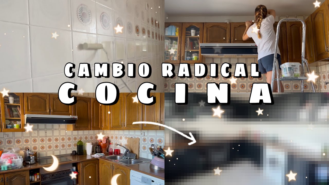 🔨CAMBIO RADICAL de la COCINA *MUY ECONÓMICO* 🔥Pintura de azulejos, estilo Pinterest | Ayla Lila