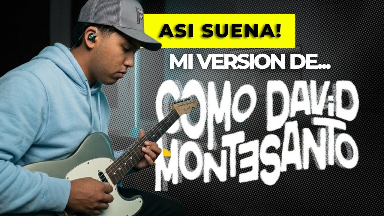 MONTESANTO - COMO DAVID (GUITAR COVER) LUIS ROCHA