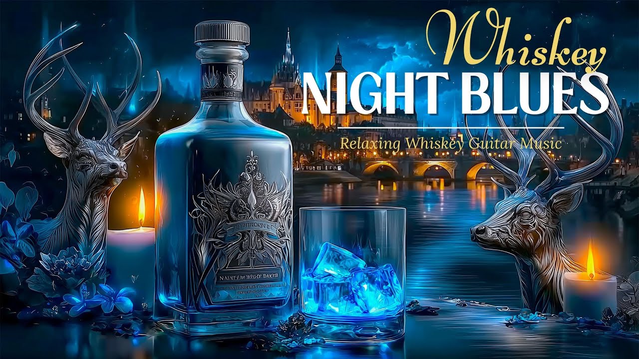 Deep Night Whiskey Blues | Soft Slow Blues Music for Calm Work, Reflection & Quiet Hours