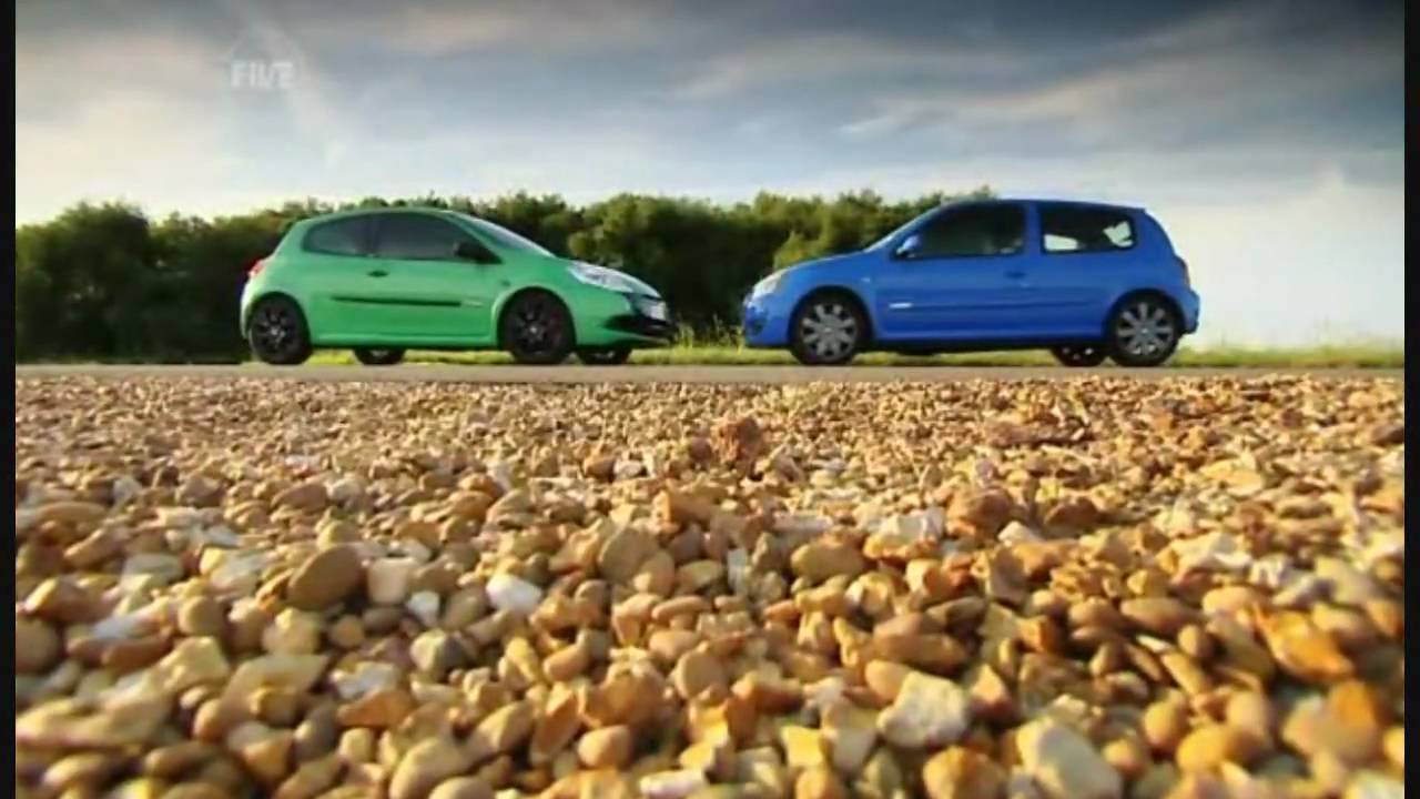 Fifth Gear Renault Clio 200 vs 182