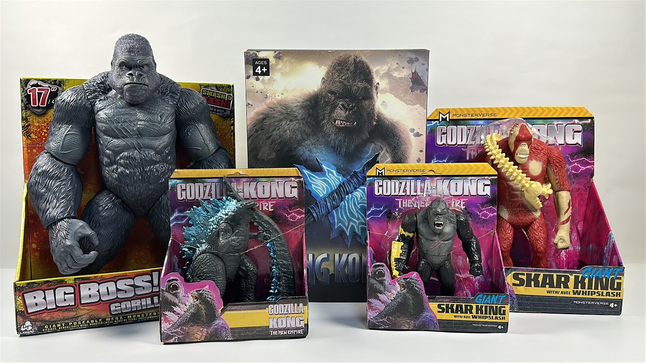ASMR Unboxing: Godzilla, King Kong, Shimo & Big Boss Gorilla | Epic Toy Review