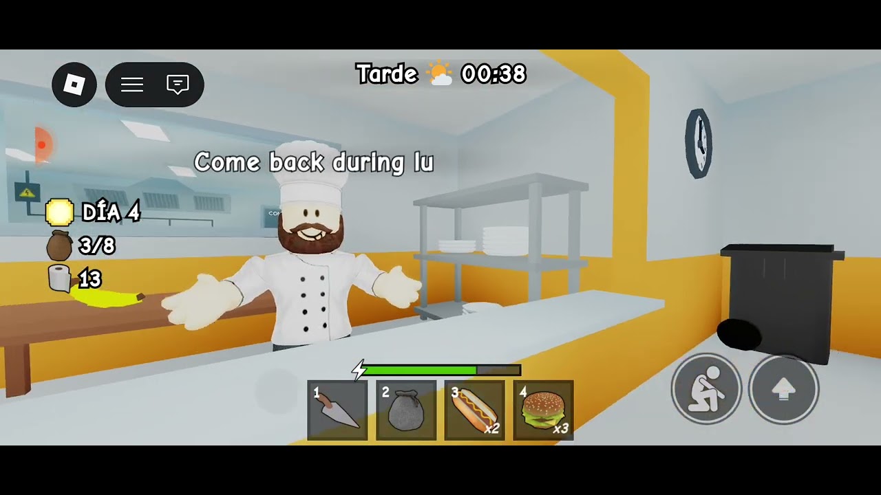 Jugando escabar para escapar de la prision