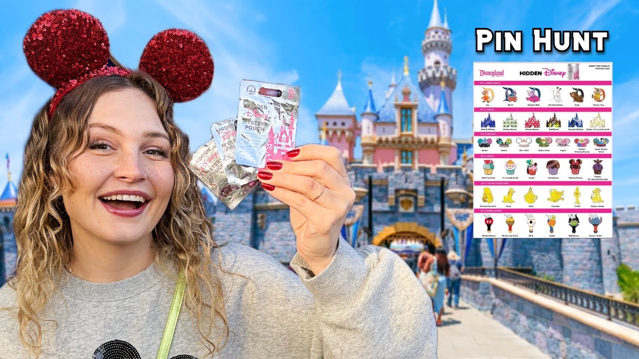 Disneyland 2025 Hidden Mickey Wave B Mystery Pin Hunt & Unboxing | Can We Complete The Set?!