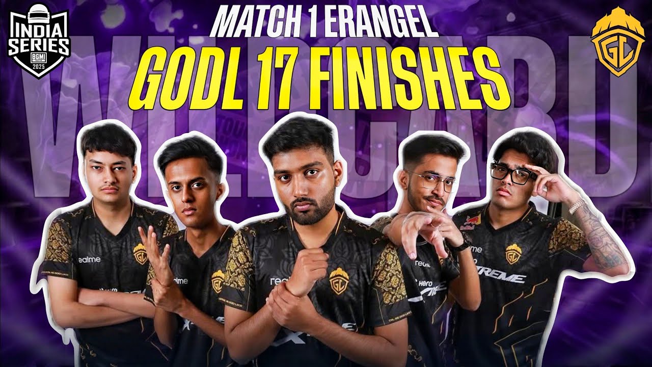 17 Finished | Domination in BGIS | Team GodLike 💛 | Qualified for BGIS Semis @JONATHANGAMINGYT