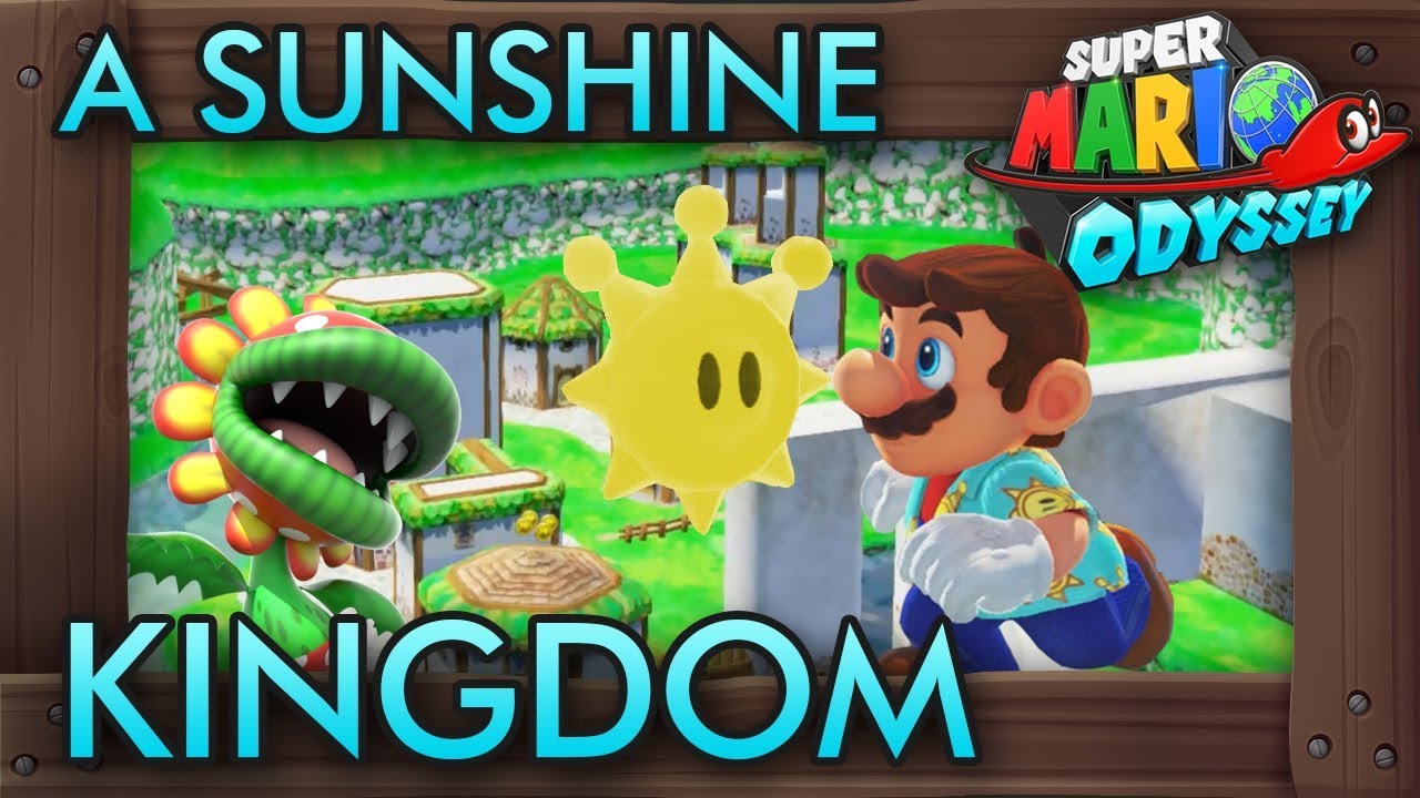 Incredible MARIO SUNSHINE Kingdom in Super Mario Odyssey