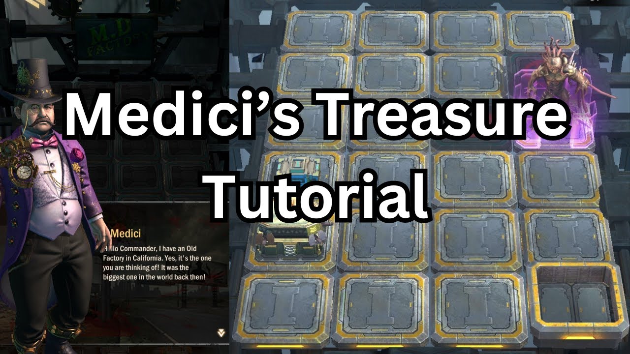 Age of Z Origins Medici's Treasure Tutorial