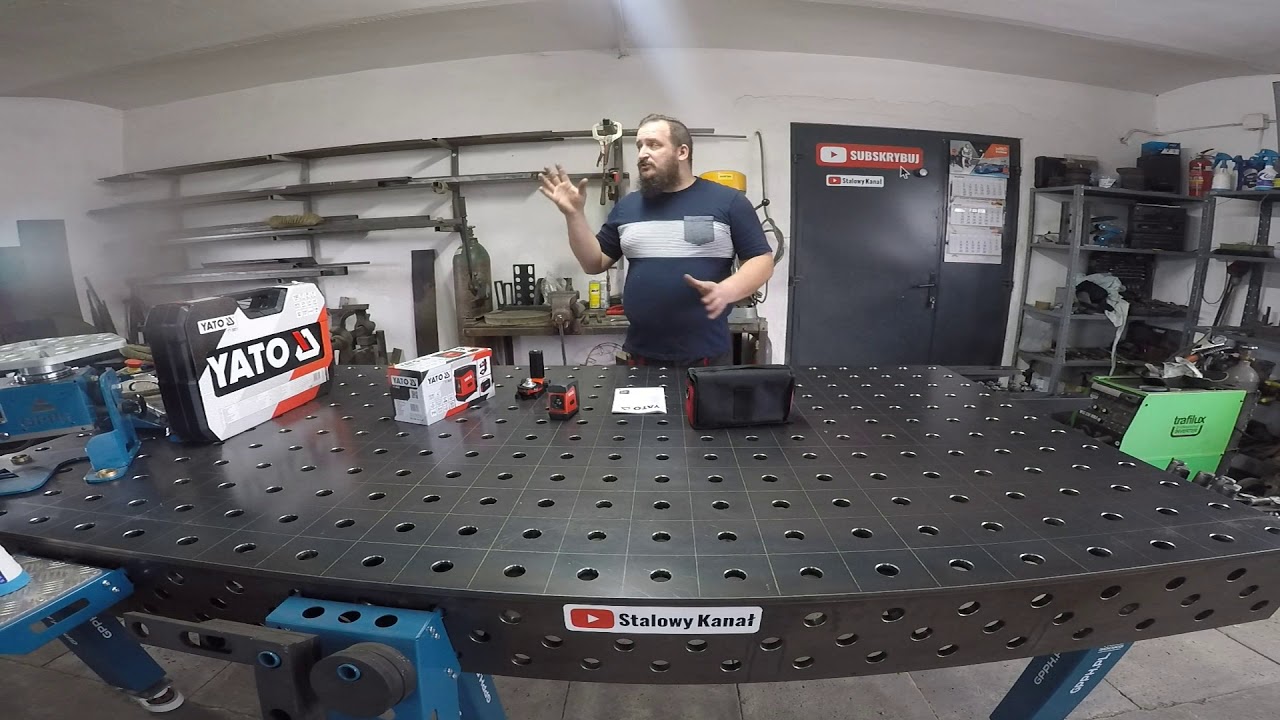 Laser krzyżowy Yato  YT-30425  - Zastosowanie na Stalowym Warsztacie