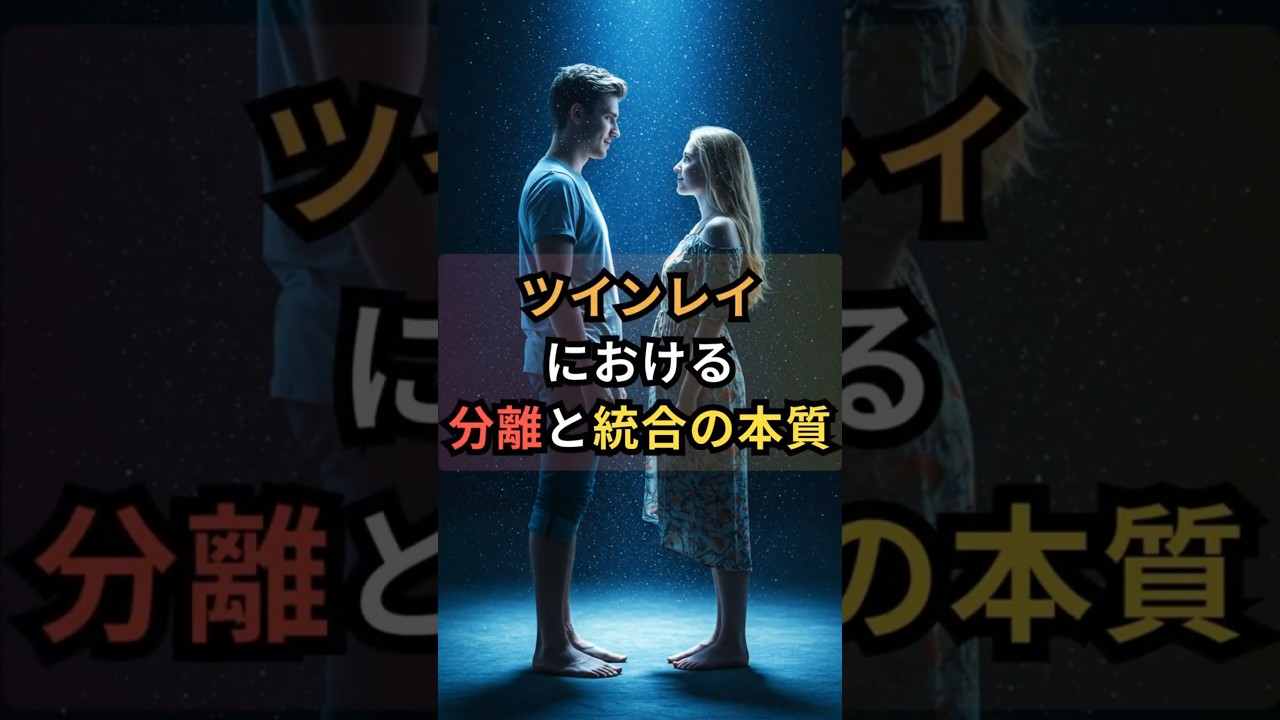 ツインレイにおける分離と統合の本質 #ツインレイ #統合  #shorts