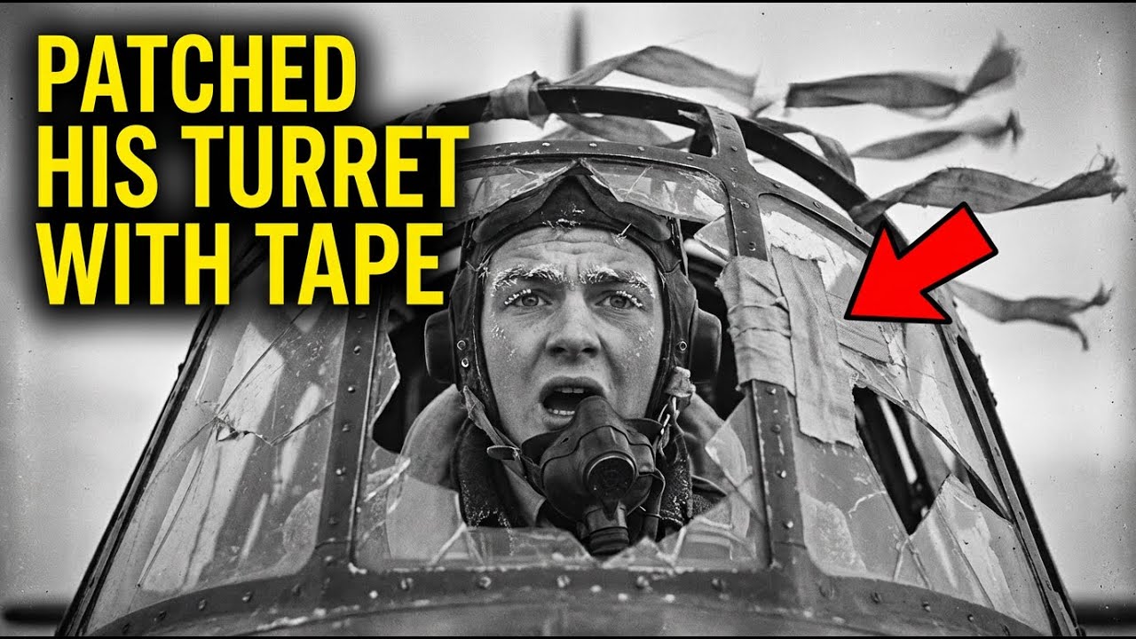 How One Airman Patched Bullet Holes With Tape at 15,000 Feet — And Still Shot Down Two Fighters