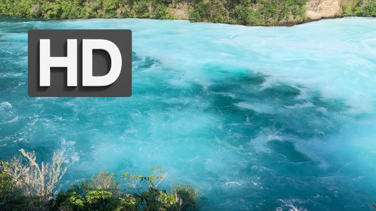 Shaky HUKA FALLS for 1.5 minutes | Full HD