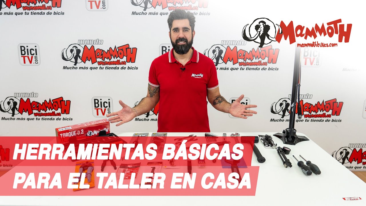 Herramientas b&aacute;sicas para el taller en casa de bicicletas
