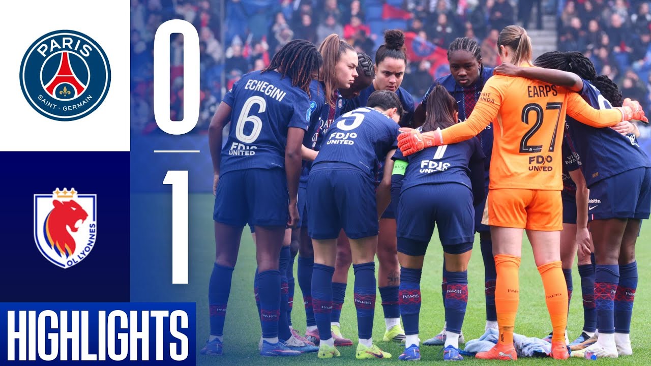 PSG/OL Lyonnes : le r&eacute;sum&eacute; vid&eacute;o 📺