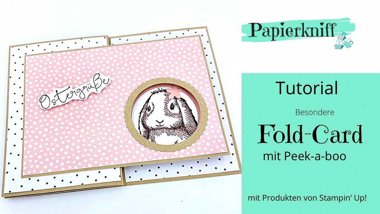 Fun Fold-Card mit Peek-a-Boo -WOW 🤩