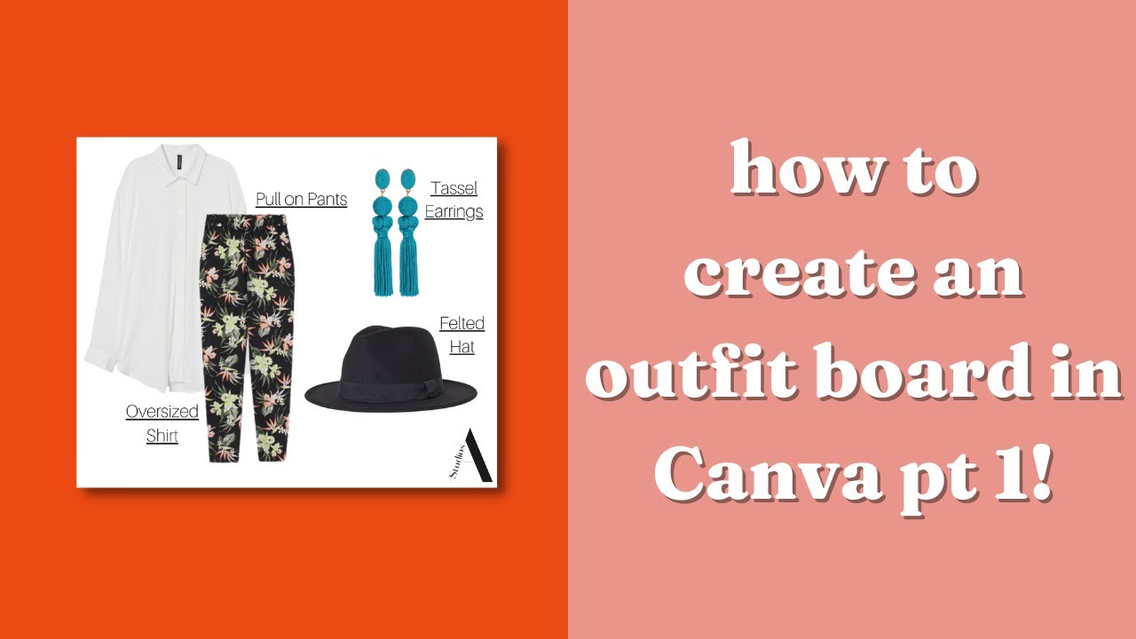 Canva for Fashion Stylist | How To Create Fashion Moodboards in Canva | AK Brown