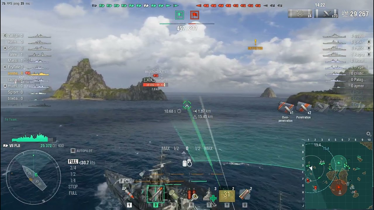 World Of Warships Random Battle Gameplay With FIJI Cruiser (No Commentary Gameplay)