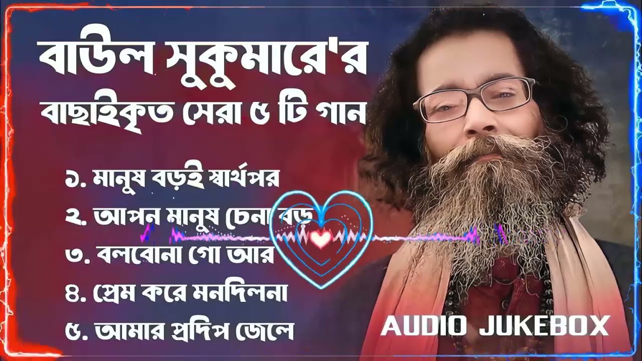 Best Collection OF Baul Sukumar ｜ Super Hits Album ｜ Audio Jukebox ｜ Bangla Song 2025 ｜ Vol 01