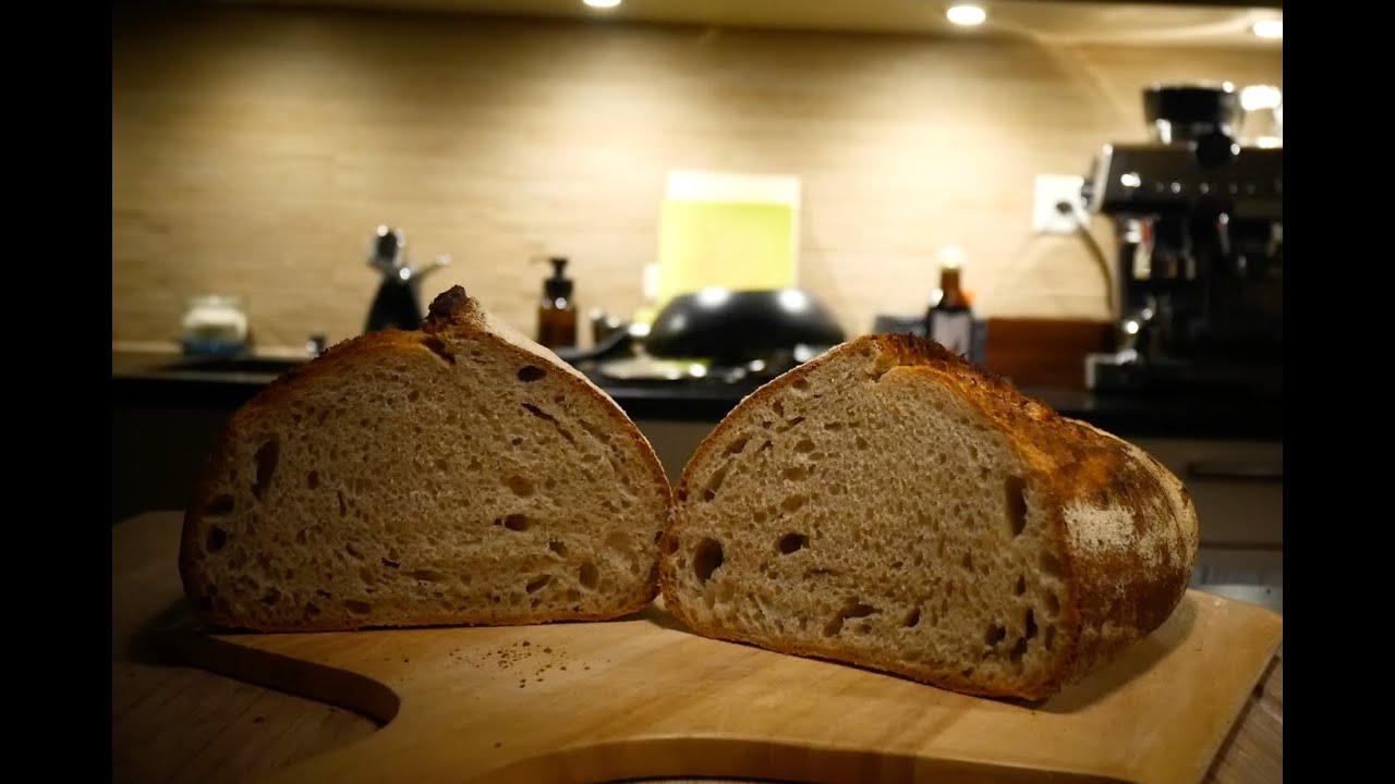 Pain au levain volumineux simple et excellent - Simple and excellent sourdough bread to make at home