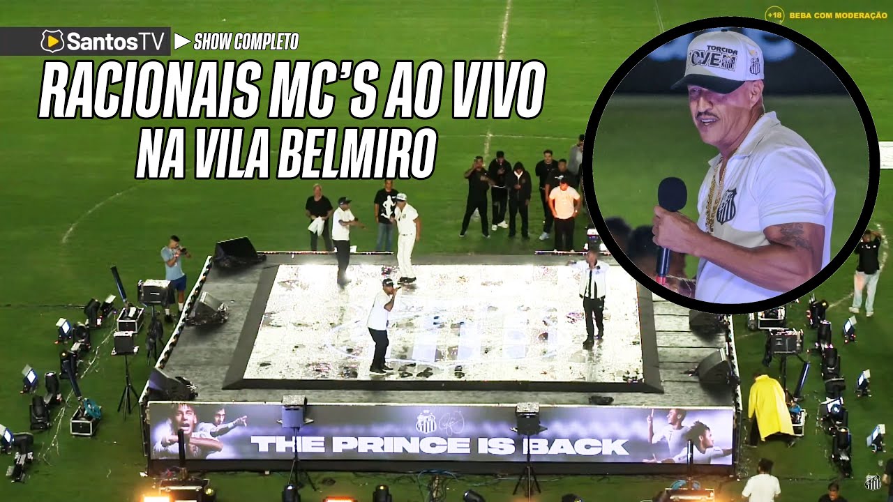 RACIONAIS MC'S | Show Completo com Mano Brown e Edi Rock (Apresenta&ccedil;&atilde;o do Neymar na Vila Belmiro) HD