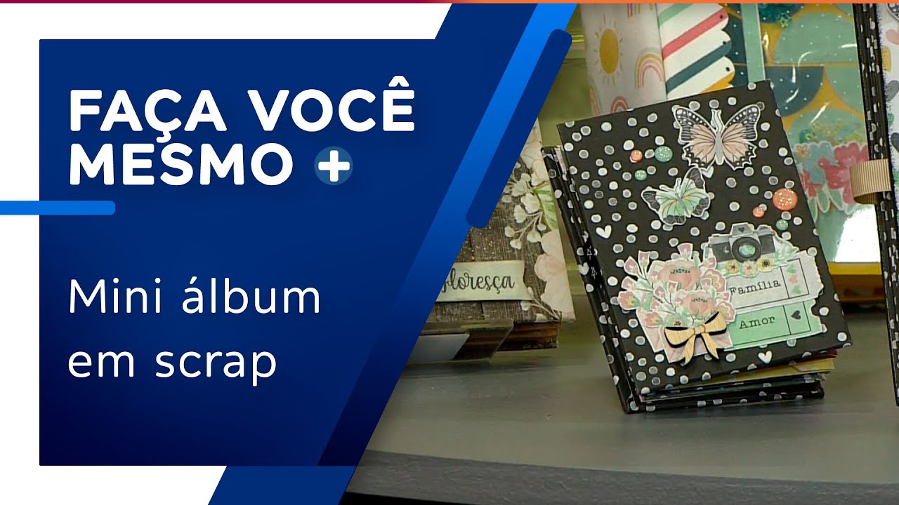 Mini álbum em scrap por Mônica Esteves
