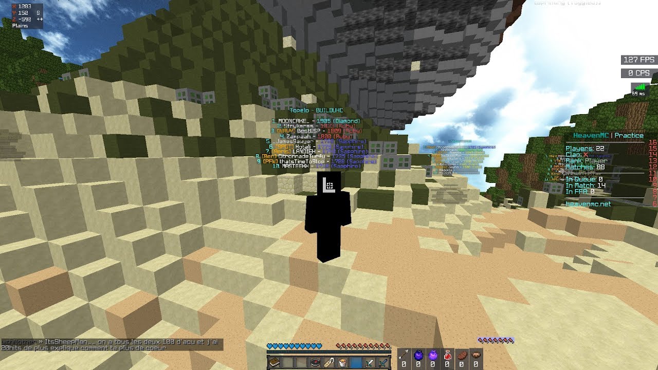 #1 IN BUILDUHC ON HEAVENMC (1905 ELO DIAMOND)