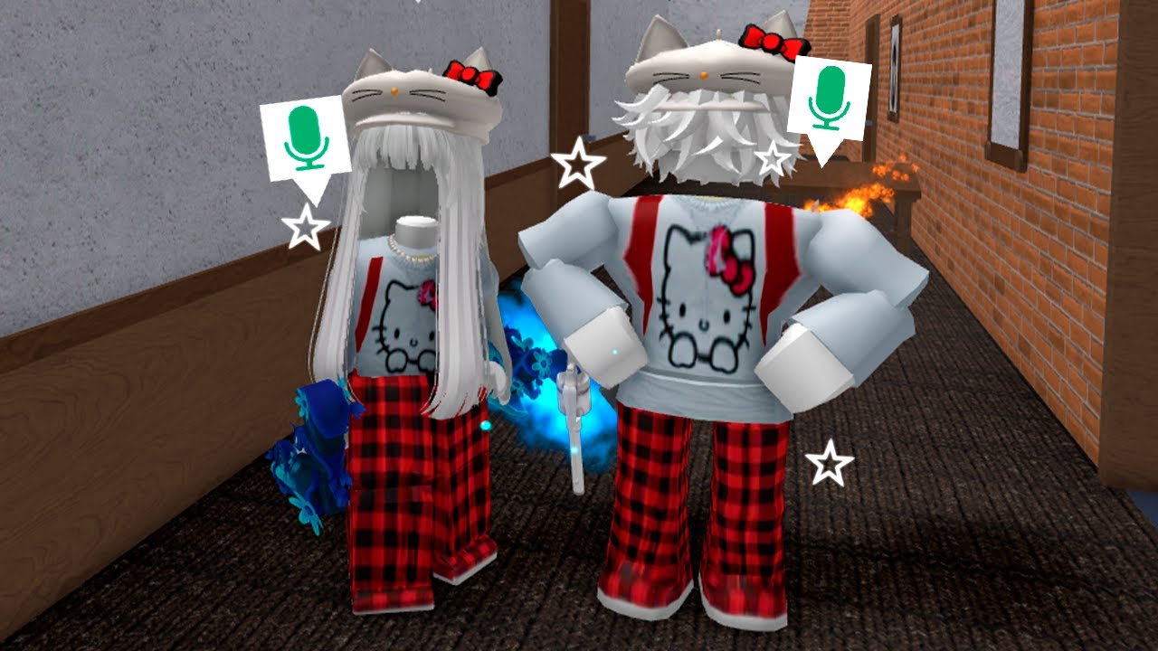 COMBINANDO AVATAR COM VOICE CHAT... 🐈 (Murder Mystery 2)