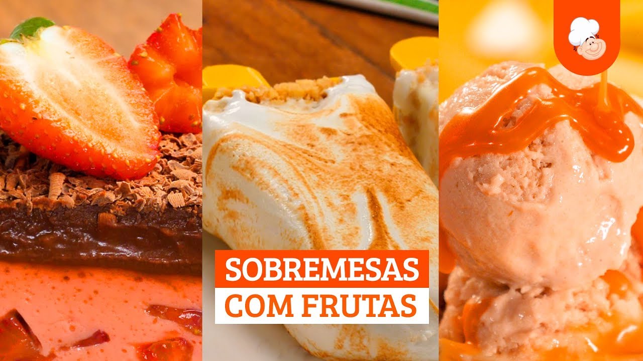 3 sobremesas com frutas — Receitas TudoGostoso