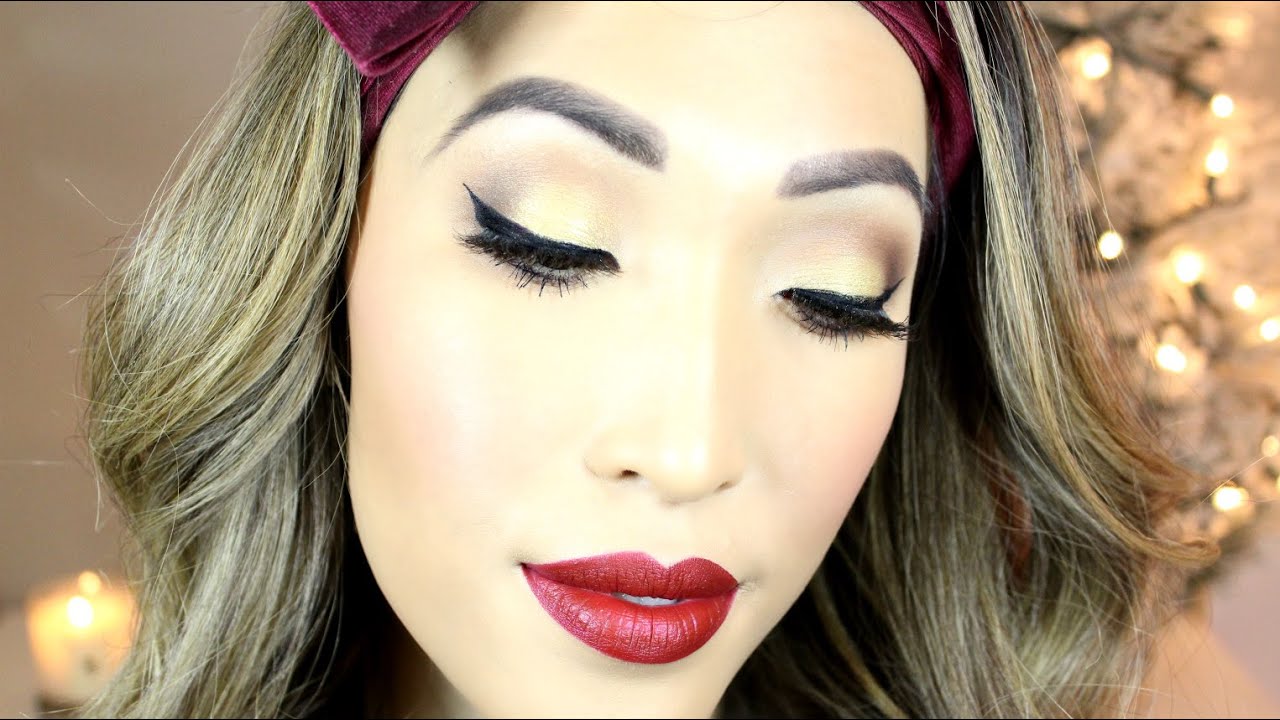 Classic Holiday Glam Makeup Tutorial (Gwen Stefani Palette)