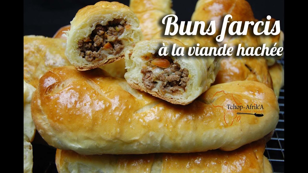 Recette Buns farcis viande hachée et mozzarella