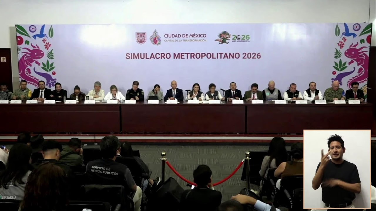 Reporte del Primer Simulacro Metropolitano por Sismo 2026 | Capital 21